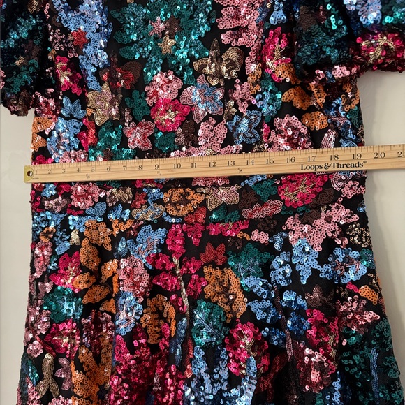 Ivy City Co Showstopper luxury Dress women short sleeve plus Size 1X - Picture 6 of 16